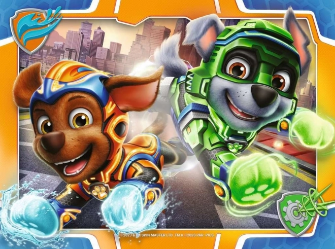 Paw Patrol The Movie 4-in-1 Puzzle Set