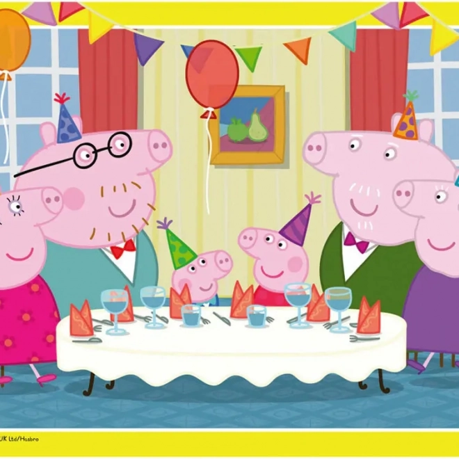 Ravensburger puzzle Peppa malac az ünnepségen 2x12 darab