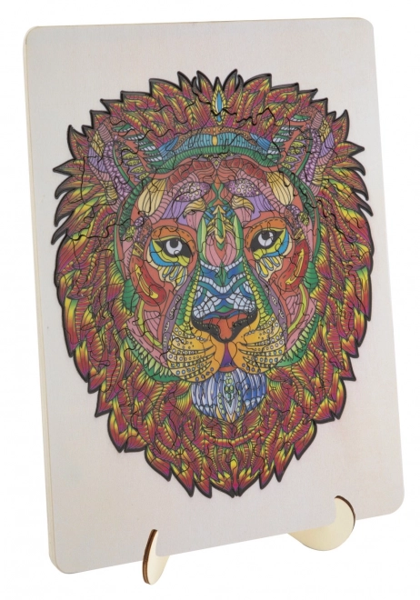 Moxy Lion Shape Wooden Puzzle