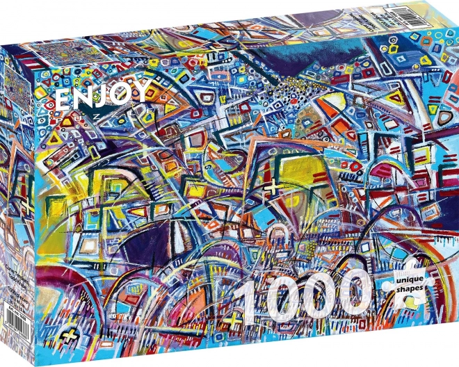 Enjoy Tension in Curves 1000 Piece Puzzle