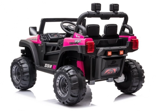 Pink Electric Ride-On Car