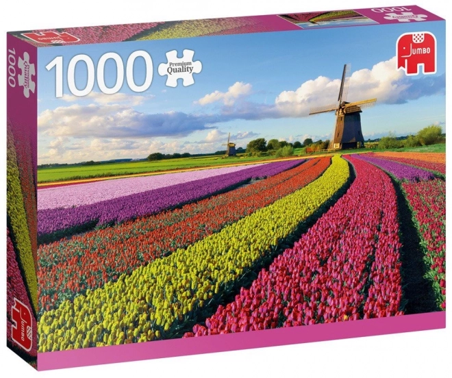 Jumbo Tulip Fields Jigsaw Puzzle 1000 Pieces