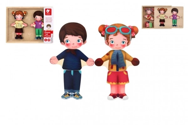 Wooden Dress-Up Puzzle for Boys and Girls