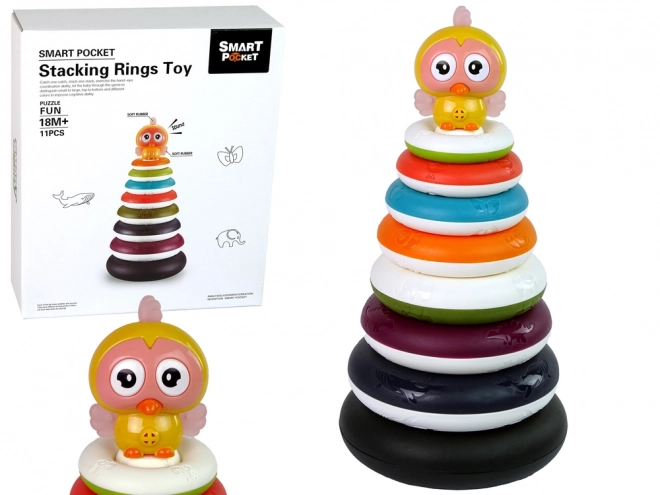 Educational Duck Stacking Ring Pyramid