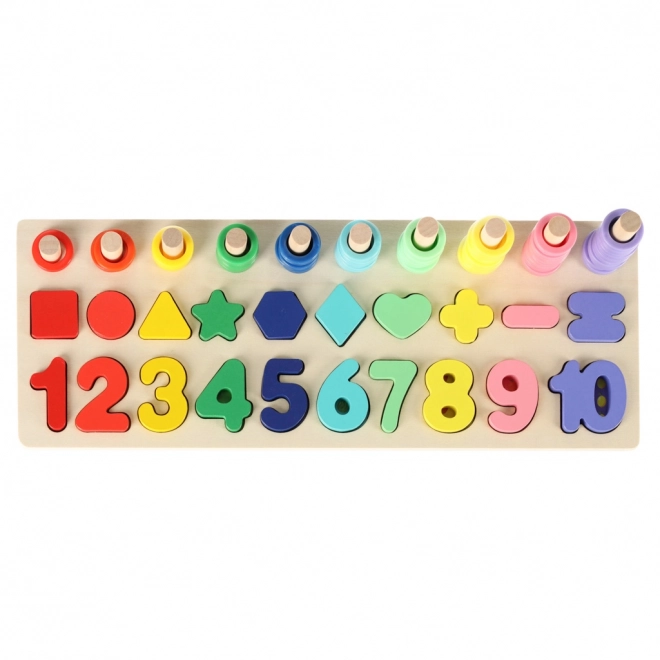 Wooden Montessori Educational Sorter and Abacus 2-in-1