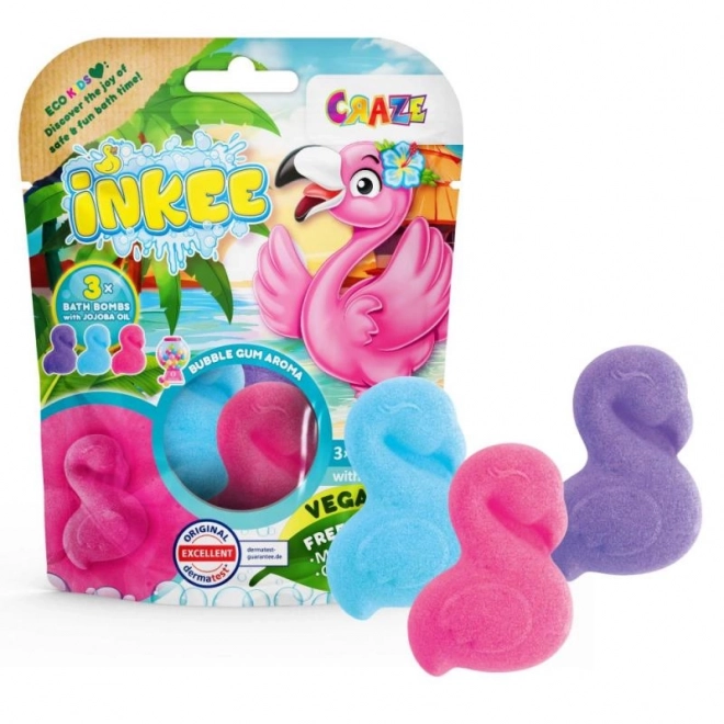 Bath Bombs Flamingo Set