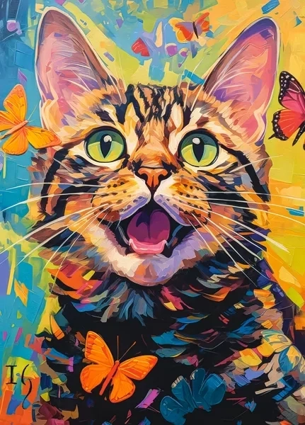 Happy Kitten 260-Piece Puzzle