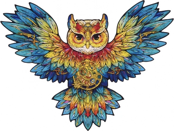 Wooden Owl Puzzle RoboTime