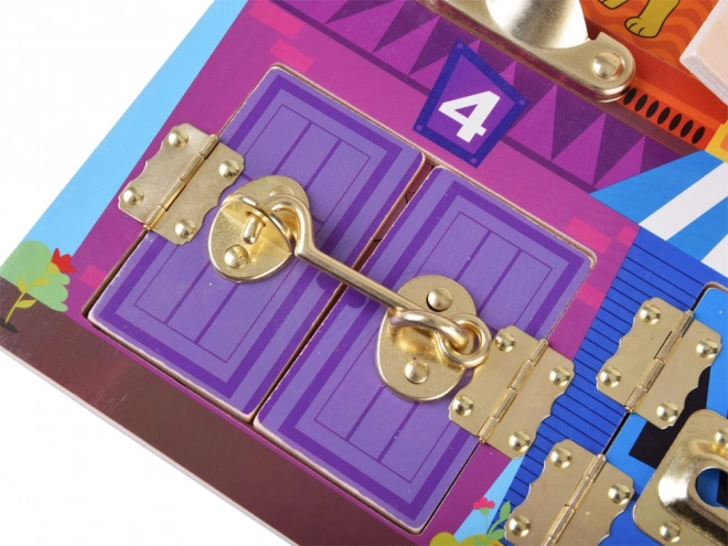 Sensory Interactive Lock Board for Kids