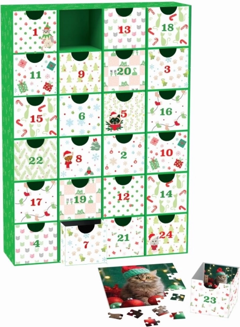 Eurographics Advent Calendar Christmas Mustaches Puzzle