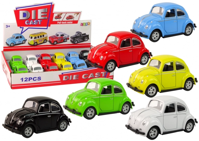 Friction Powered Toy Car Beetle in Various Colors