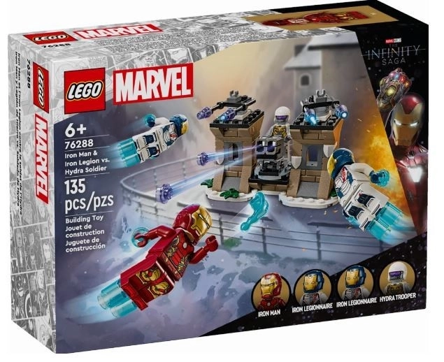 Iron Man and Iron Legion vs. Hydra Soldier LEGO Set