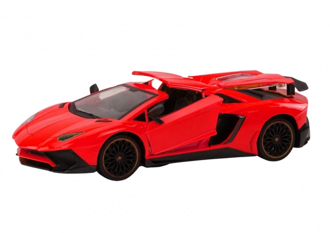 Remote Controlled Red Sports Car with Opening Doors