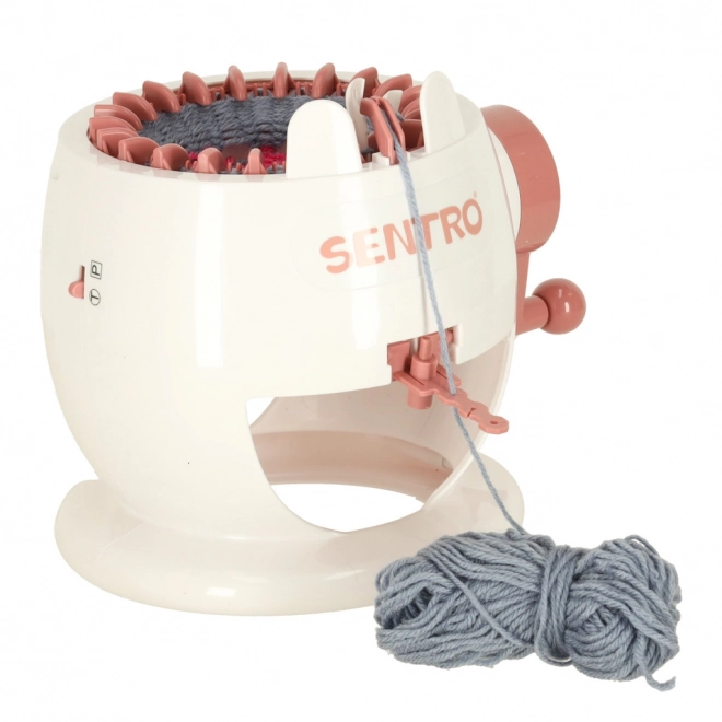 Knitting Loom Machine with Yarn Balls
