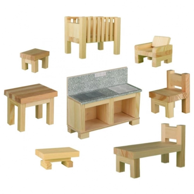 Creative Miniature Wooden Furniture Building Set