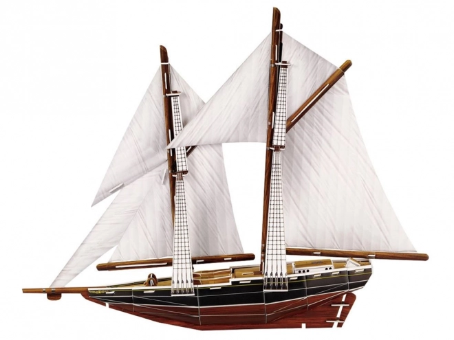 3D puzzle sailing ship BLUENOSE