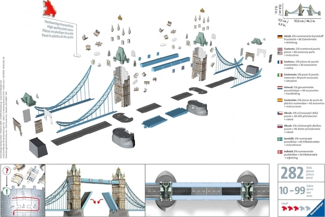 3D Puzzle Tower Bridge London by Ravensburger