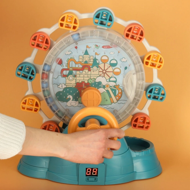 Devil's Mill Carousel with Steering Wheel and Ball Catching