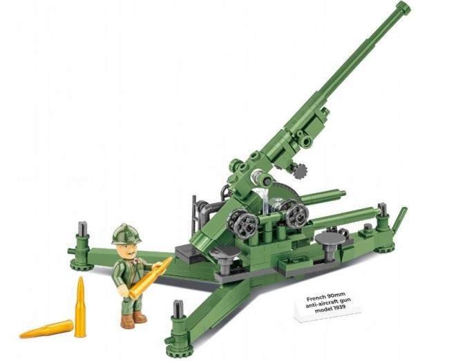 WWII French Canon de 90mm Model 39 Toy Set