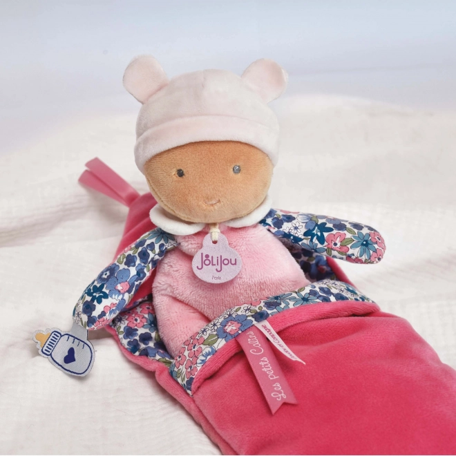 Doudou Doll with Removable Blanket 20 cm