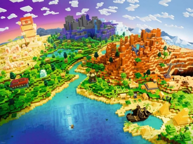 Puzzle 1500 pezzi Minecraft World