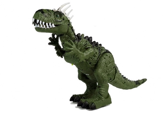 Green Battery-operated Dinosaur with Sound and Projector