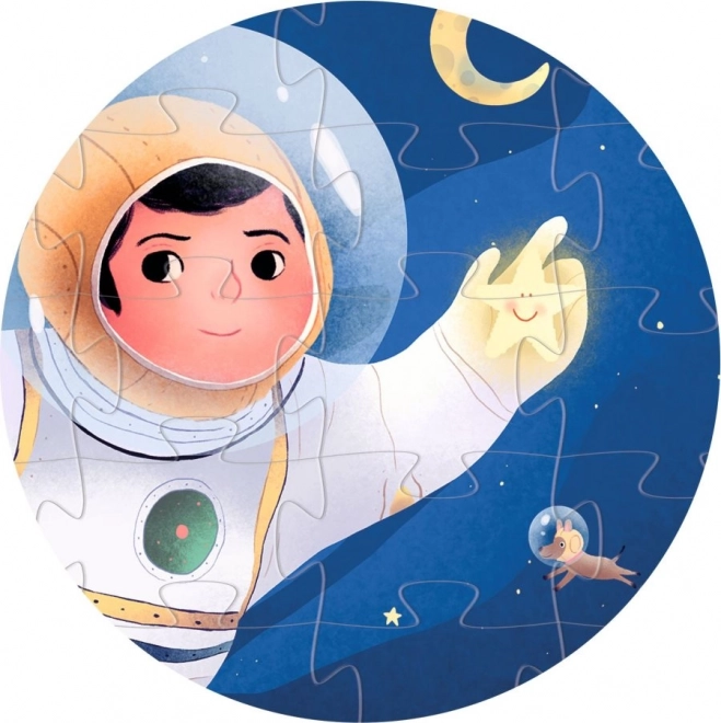 Puzzle Astronauta sulla Luna 36 pezzi