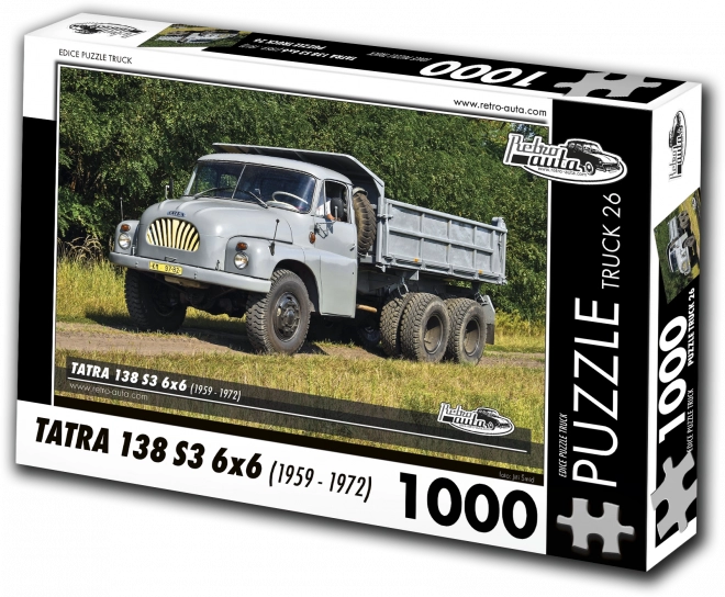 Retro Cars Puzzle Truck Tatra 138 S3 6x6