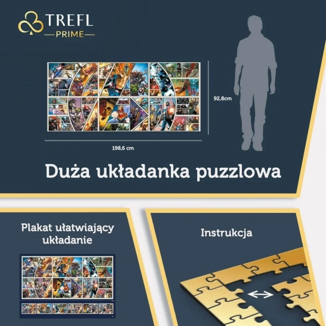 Trefl Puzzle Marvel Avengers Across the Comic Universe