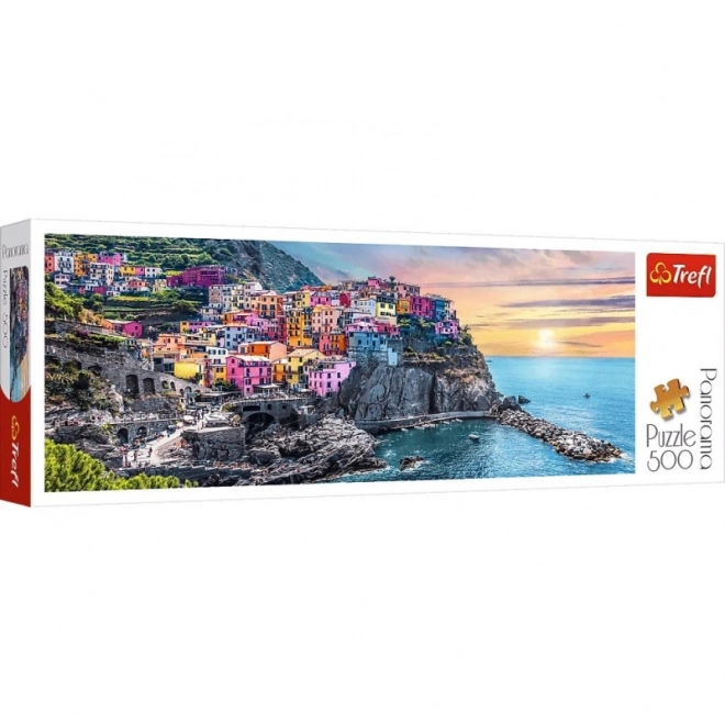 Panorama Puzzle Vernazza Sunset Italy