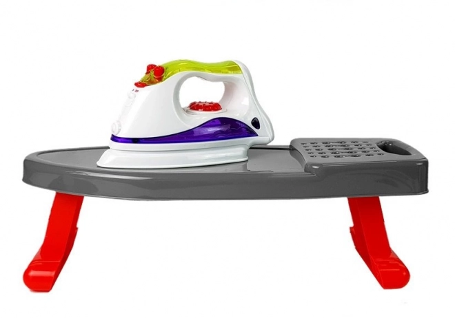 Toy Iron with Ironing Board and Stand