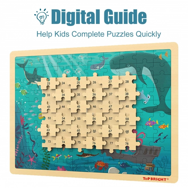 Wooden Ocean Floor Puzzle 100 Pieces