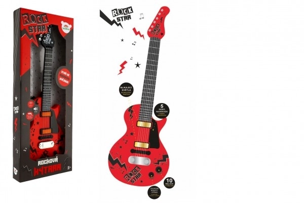 Electric Guitar Rock Star Toy with Sound and Light Effects