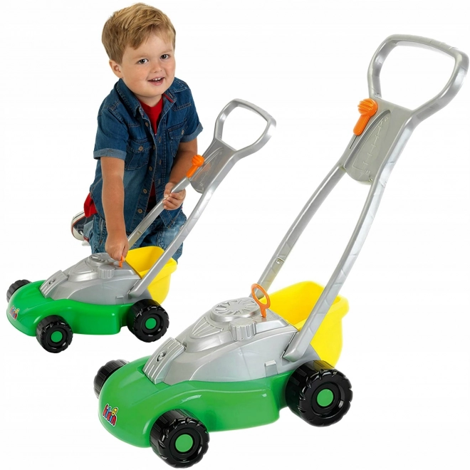 Children's Toy Lawn Mower with Removable Grass Basket