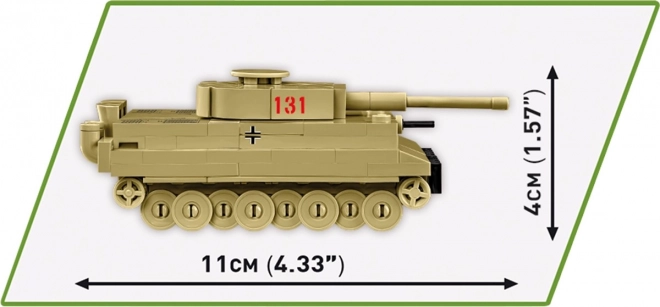 Cobi Tiger 131 Museum Tank Building Set