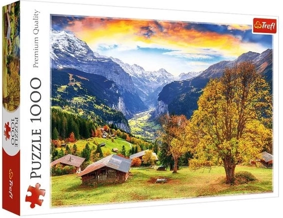 Puzzel 1000 stukjes Sfeervol Alpen dorp