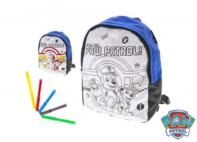 Paw Patrol Coloring Backpack