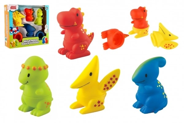 Rubber Dinosaur Building Set