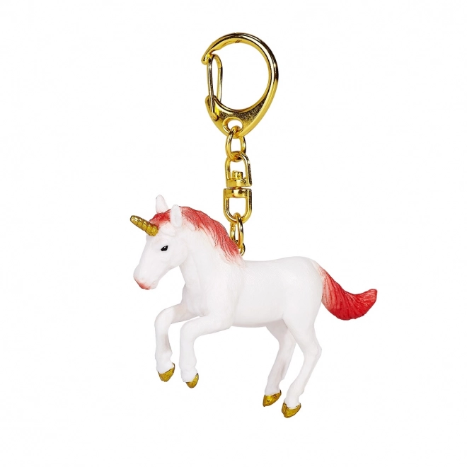 Mojo unicorn keychain in jump red