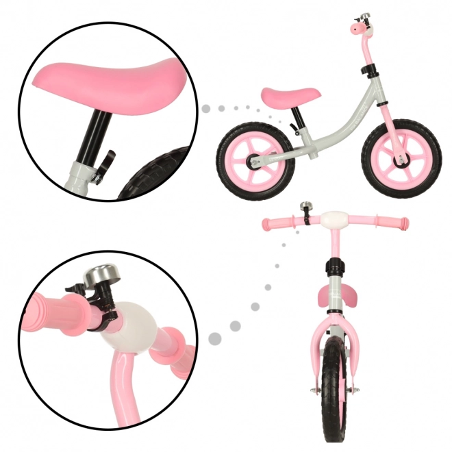 Trike Fix Balance Running Bike Gray Pink