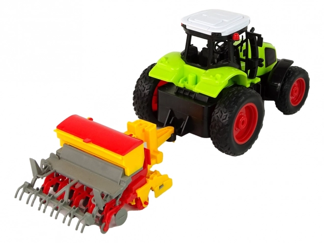 Rc Green Farm Tractor with Baler