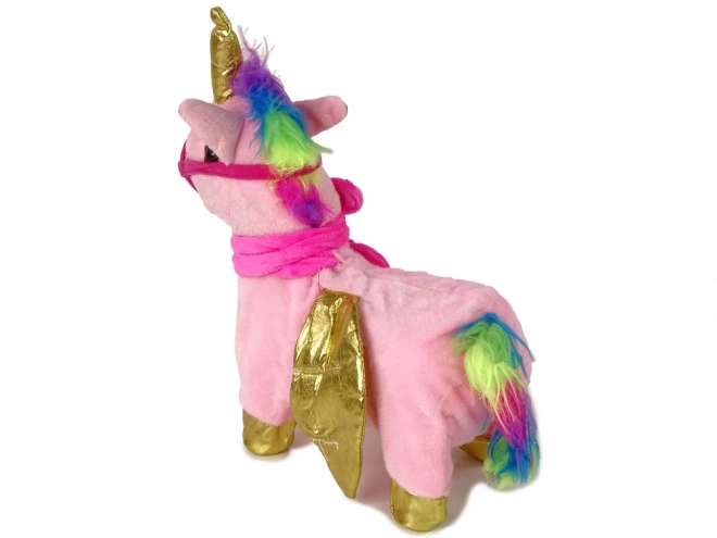 Interactive Pink Pony with Golden Wings