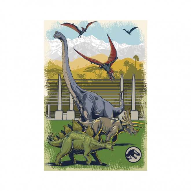 JURASSIC WORLD Puzzle Dino