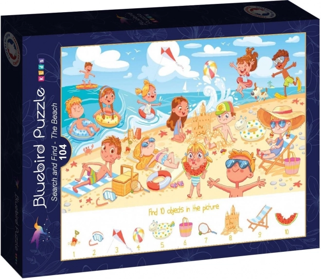 Bluebird Puzzle Hidden Images At The Beach