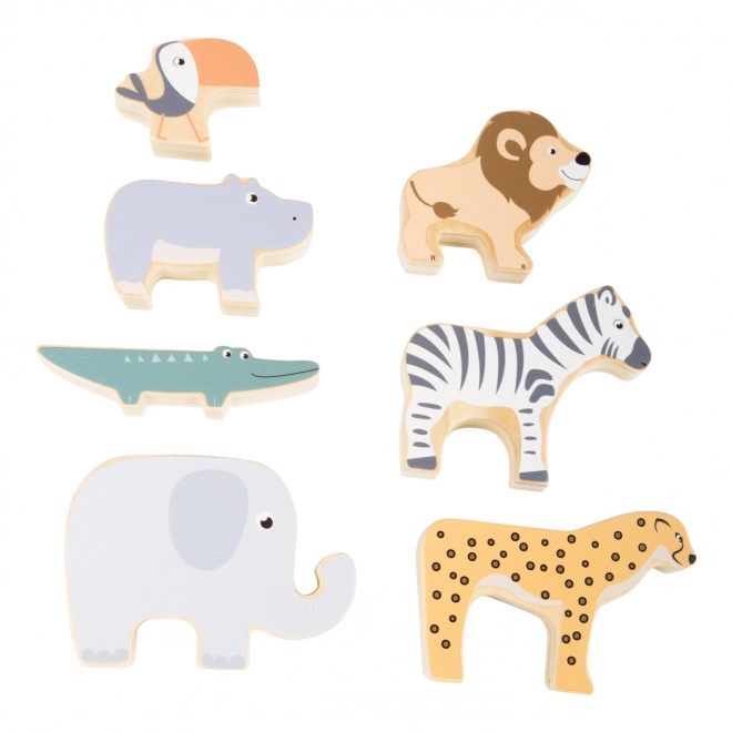 Small Foot Stacking Safari Animals