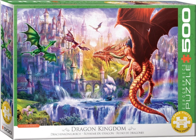 Kingdom of Dragons XL Puzzle 500 Pieces