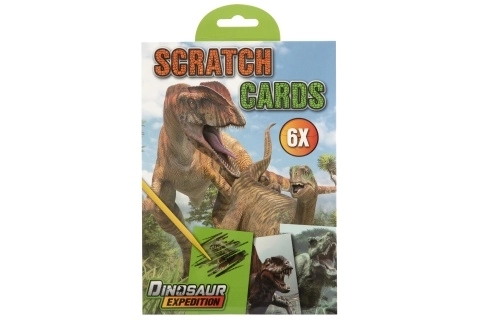 Dinosaur Scratch Art Set