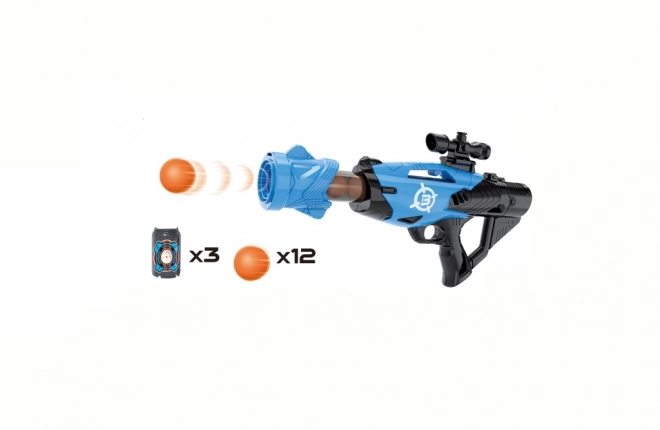 Pistola spara palline di schiuma 42 cm