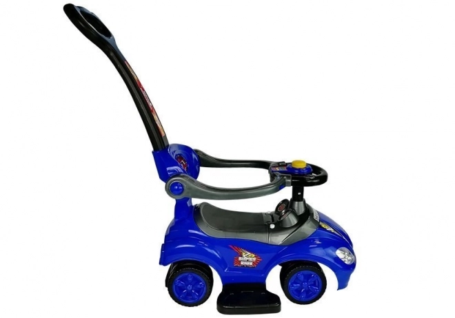 Mega Car 3v1 Push Ride Blue