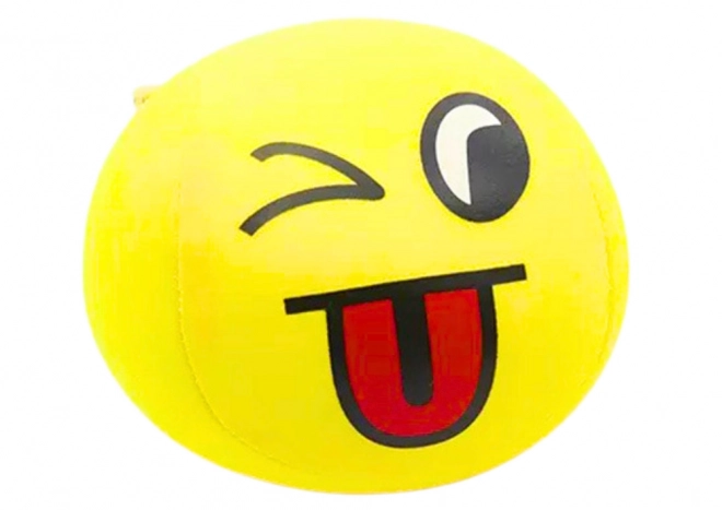 Soft Emoji Smile Ball Yellow 9cm